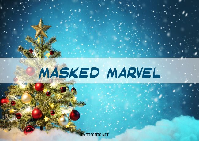 Masked Marvel example